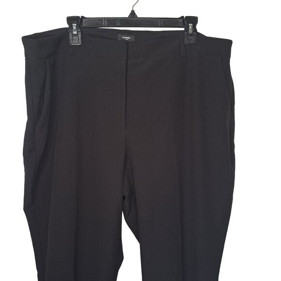Express Editor Black Slacks Office Pants Professional Plus Size 18 - Picture 4 of 9